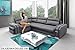 Produktbild ECKSOFA Couch mit Schlaffunktion Eckcouch Polstergarnitur Wohnlandschaft -AVATAR