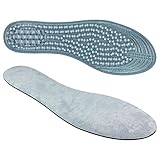 ➕ HOCHWERTIGE MIKROFASER: Die Oberfläche der Gelsohlen besteht aus einer speziellen Mikrofaser und ist ein wahrer Fußschmeichler - für ein angenehmes Barfuß-Gefühl der Schuh Einlagen.