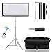 Price comparison product image FOSITAN FL-3060 1x2'/30x60cm Daylight Flexible LED Light Panel Mat on Fabric, 85W 5500K 448 LED Dimmable Photography Light with Soft Cloth Hand Grip Remote Control and Portable bag