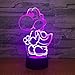 Produktbild Yangll Yoshi 3D LED USB Lampe Cartoon Spiel Figur Super Acryl Neuheit Weihnachten Beleuchtung Geschenk RGB Touch Spielzeug
