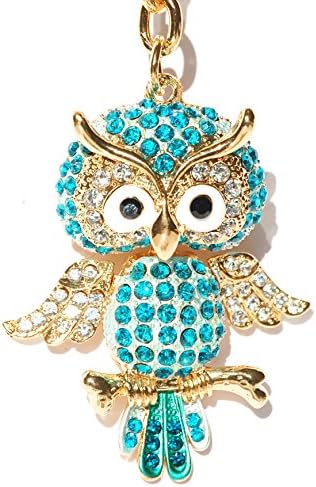 Jewelry Fashion Acc Christmas Snowman Large Bag Charm with Keyring Rhinestone on Golden Metal Handbag New