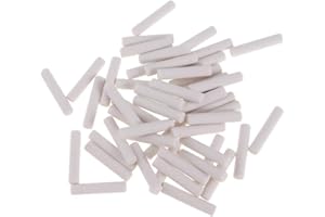 Ogquaton 50 pièces/boîte Gommes blanches pour gomme à effacer 5 mm Gommes de remplacement pour gommes, crayons, dessins, peintures, croquis, dessins, arts et métiers durables et utiles