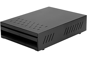 TWSOUL Recipiente para café para posos de café, recipiente para portafiltros, acero inoxidable, apto para todas las máquinas de café estándar (negro, 36 x 28 x 10 cm)