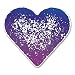 Produktbild 2 x Lila Liebe Herz Vinyl Aufkleber Aufkleber Laptop Reise Gepäck Auto Ipad Schild Fun # 6256 - 10cm/100mm Wide