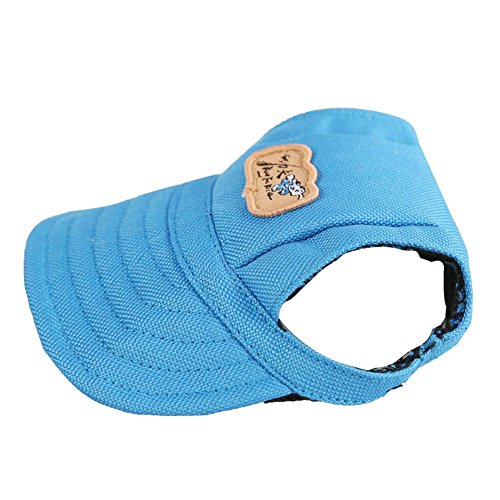 Sijueam-SM-Hot-Party-Hats-Baseball-Hat-Canvas-Cap-with-ear-holes-for-Puppies-Small-Dogs-Chihuahua-poodles-BeaglesBoston-Yorshire-TerrierShih-TzuFrench-BulldogMiniature-SchnauzerPug