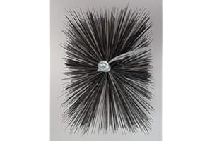 KOVOBLESK Stove Pipe Brush, Wire Brush, Chimney Brush, Chimney Brush, Chimney Brush, Chimney Brush, Chimney Brush, Rectangular Made of Dimensionally Stable Steel Wire, Fireplace Sweeper Quality (150 x 1