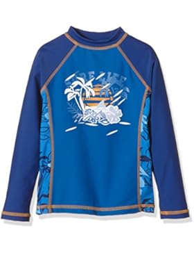 Aquatinto Jungen Badeshirt mit Palmen-Print, UV +50