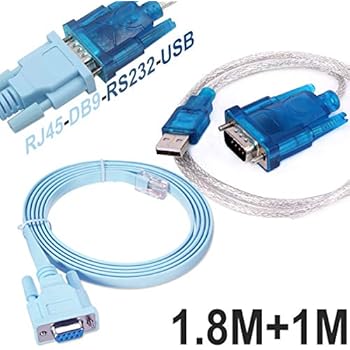 CAVO CONSOLE USB RJ45 6 piedi FTDI Windows 8, 7, Vista, Linux RS232