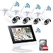 Produktbild ZOSI 4CH 960P HD Funk Überwachungskamera Set mit 10 Zoll Monitor 4CH Wireless NVR Recorder mit 4 x 960P Kabellos Außen IP Kamera System 500GB Festplatte, 36M IR Nachtsicht