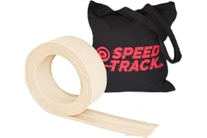 Speed Track 5m Desert Sand Flexible Toy Car Track with Storage Bag - Indoor & Outdoor Flexible Diecast Car Monster Truck Race Track for Loops, Jumps, Ramps with Suction Cups for Windows, Doors