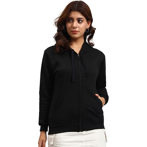 Trendy Queen Womens Zip Up Hoodies Oversized Sweatshirts Fall - View #5