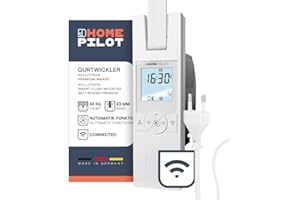 Home Pilot - Gurtwickler Premium smart, Rollladenantrieb kompatibel mit Gateway premium zur smarten App-Steuerung. Nachrüstung | Automatikfunktionen | Sprachsteuerung - 10182345