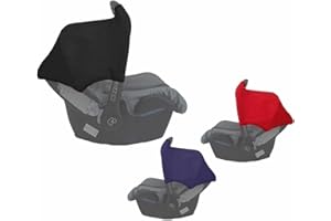 LITTLE SWEETZ Little Sweet ** HOODY Style UV ** Parasole universale per seggiolino Maxi Cosi Cabrio/CabrioFix/Pebble/Citi, Römer e altri ovetti, gruppo 0+