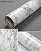 Price comparison product image Yancorp Granite Look Marble Effect Counter Top Film Vinyl Self Adhesive Peel-Stick Wallpaper 24 X 78 inch,61cmx2m (White Green)