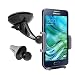 Produktbild kwmobile Flexible KFZ Halterung für > Samsung Galaxy A3 (Version 2015) < - PKW Auto Halter für Scheibe und Lüftung