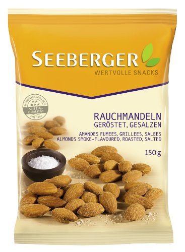 Preisvergleich Produktbild Seeberger Rauch-Mandeln geröstet, gesalzen, 6er Pack