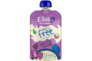 Ella's Kitchen Dairy Free Pear & Fig Porridge (Stage 1) 100g (Pack of 6)