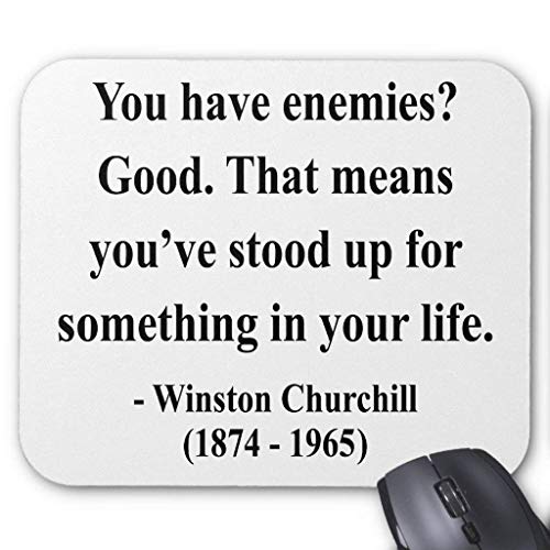Preisvergleich Produktbild Winston Churchill Quote 3a Mouse Pad