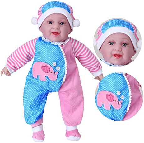 Reborn Baby Doll Lifelike Cute Soft Body Girl Dress Doll 20 inch