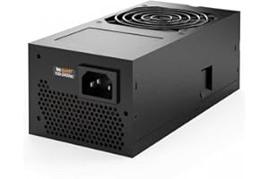 be quiet! TFX Power 3 300W, Gold, Fuente de alimentación Mini-PC, Media-PC, 80 Plus Gold, Dual Rail 12V, Ventilador 80mm PWM, PCIe GPU, Bajo Ruido, Eficiente
