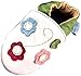 MiniFeet Soft Leather Baby Shoes, Triple Flower, 0-6 Months