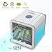 Produktbild Nifogo Arctic Air Mini Luftkühler Mobiles Klimageräte Ventilator, Air Cooler USB Air Conditioner 3 in 1 Raumluftkühler, 3 Stufen und 7 Farben LED NachtlichtTragbarer Tischventilator für Büro, Hotel,Garage und Haus
