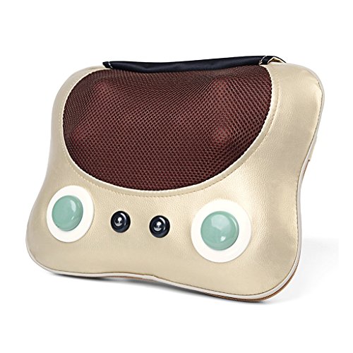 Preisvergleich Produktbild GFY Massagegerät Multifunktions Shiatsu Nackenmassagegerät Elektrische Schulter Tiefgewebe Massagekissen mit Infrarot-heizung Für Home Office