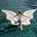 Produktbild QYHSS Engelsflügel Schwimmen Aufblasbare Pool Float, Pool Spielzeug, Aufblasbare Matratze Pool, Schmetterlingsform Aufblasartikel Strand Spielzeug, für Erwachsene and Kinder (250 * 180CM)