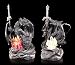 Produktbild Drachen Figuren als Brieföffner - 2er Set mit LED Beleuchtung - Fantasy Deko