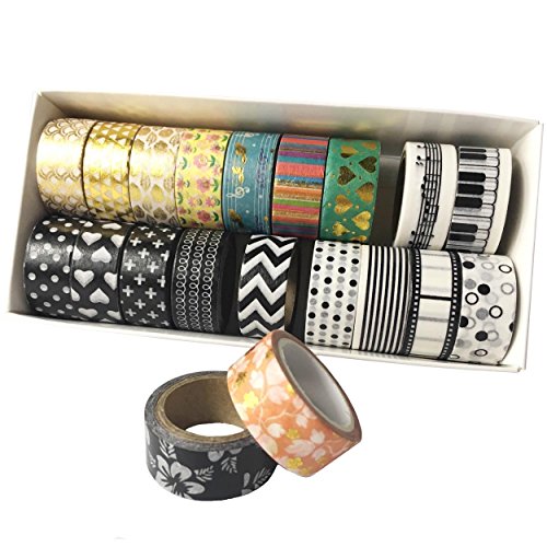 EDGEAM Washi Tape 20 piezas cinta adhesiva banda decorativa Masking Tape reviews EDGEAM Washi Tape 20 piezas cinta adhesiva banda decorativa Masking Tape