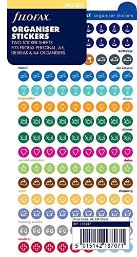 Price comparison product image 2X Personal Organiser Stickers