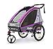 Produktbild Qeridoo Kinderfahrradanhänger Jumbo1 violett Aluminium Jogger Fahrradanhänger Kinderwagen