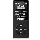 مشغل MP3 فائق النحافة Ruizu X02، راديو FM 4 جيجابايت، أسود
