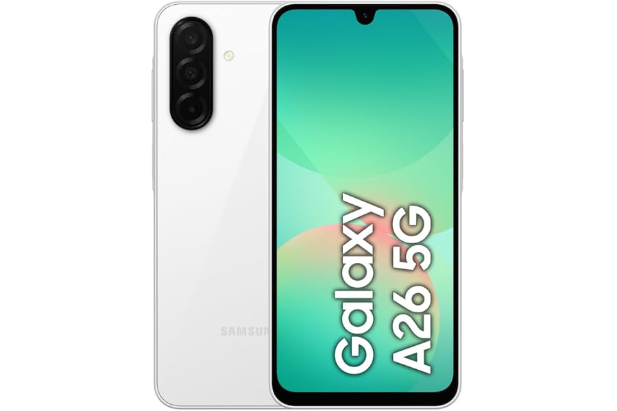 Samsung Galaxy A26 5G (6 GB RAM, 128 GB Storage, White) - UAE Version
