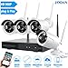 Produktbild JOOAN TC-734NVR-4N 1.3MP 4 x 960P IP Cameras 4CH NVR Wireless-Sicherheit CCTV-Überwachungssysteme Plug & Play-Innen / Außen Funk überwachungssysteme - No Hard Drive