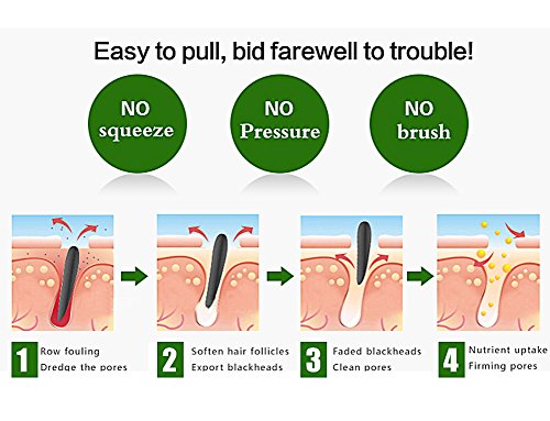 Black mask, Black Head Maske, Peel off Maske, Mitesser Maske, Mitesser Gesichtsmaske, Gesichtsmasken Schwarz Black Mask, Blackhead Remover Mask, Black Mud Mask Mitesser, BUOCEANS® Tiefenreinigung Mitesser Akne Entferner Peel off Maske Pore Acne Peel Purifying Mask, Beauty Skin Care Mitesser entferner Mask, Mitesser Öl-Kontrolle (60g) - 7