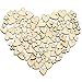 Produktbild Wohlstand 300 Stück Herz Holz, Mixed Holzherzen,Scheiben Naturholzscheiben unlackiert Vier Größe, für Hochzeit Handwerk DIY Handwerk Verzierungen (6/8/10/12mm)