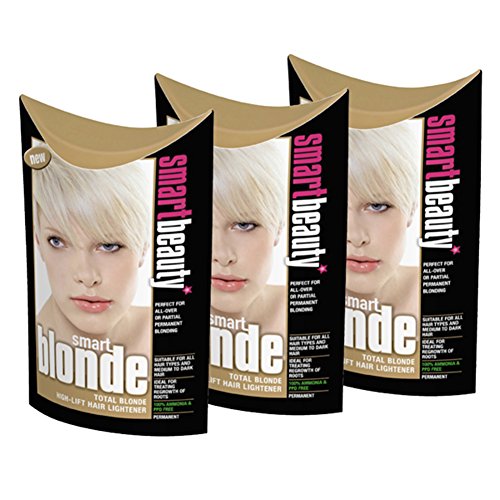 Smart Blonde Permanent Total Blonde Hair Lightener x 3