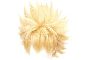OSIAS Peluca Cosplay Anime, Peluca Fiesta Halloween, Redecilla Gratis(Bakugou Katsuki)