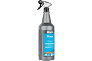 CLINEX NANOCHEM Clinex Glass 1 l – skuteczny środek do czyszczenia szyb – mocny środek do czyszczenia okien – szkło ceramiczne – czyszczenie okien – dokładne czyszczenie szyb