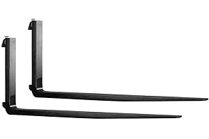 KR AGRAR Gabelzinken | Cascade | 100 x 45 x 1200 mm | FEM 2A | 3000 kg Tragfähigkeit | Staplerzinken | Gabelstaplerzinken | Palettengabel | für Gabelträger | für Gabelstapler