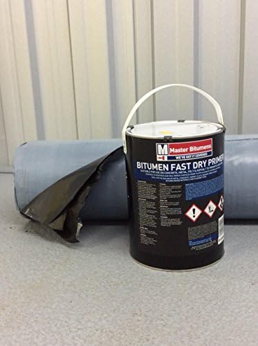 (BBA Approved)SELF ADHESIVE WATERPROOF TANKING MEMBRANE 1m X 15m (15m2) + 5 litre bitumen Primer "DELIVERY TO UK MAINLAND ONLY"