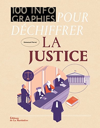 couverture de : 100 infographies pour d&eacute;chiffrer la justice