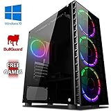 Vibox Gaming PC Computer with 2 Free Games, Windows 10 OS, WiFi (3.8GHz AMD A6 Dual-Core Processor, Radeon R5 Graphics Chip, 8GB DDR4 2400MHz RAM, 1TB HDD)