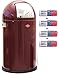 Produktbild Wesco Pushboy 50-Liter Mülleimer RUBINROT + 56 Stück optimal passende Müllbeutel