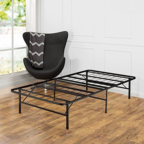 Zinus Shawn 35.5 cm Metal SmartBase Bed Frame, Platform Bed Frame Without Box Spring, Sturdy Steel Frame, Under Bed Storage, Twin XL