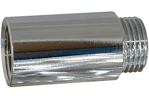 ODSUPPLIES Pack of 2-1/2" x 20mm Long Chrome Radiator Extension (Known as Radiator Valve Extension Also Available in 10mm, 15mm, 20mm, 25mm, 30mm, 40mm, 50mm, 60mm, 75mm, 80mm and 100mm Long)