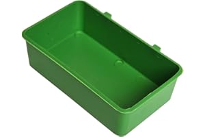 MONOJLY Bird Feeder Cup for Cage Hanging Plastic Water Food Trays for Parakeet for Pigeon Poultry Feeding Bird Bath for Small Pa