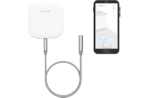 YoLink Water Leak Sensor 2, 1/4 Mile World's Longest Range Smart Home Water Leak Sensor, Water Leak Detector with Built-in Siren Up to 105dB, Compatible with Alexa and IFTTT - YoLink Hub Required