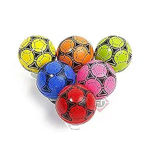 Firstly Traders Combo of 5 pcs Mini Football Jumping Balls Assorted Colours Toys for Kids to Play Fun Birthday Party Return Gift Supplies for Kids Surprise Fun Toys and Games